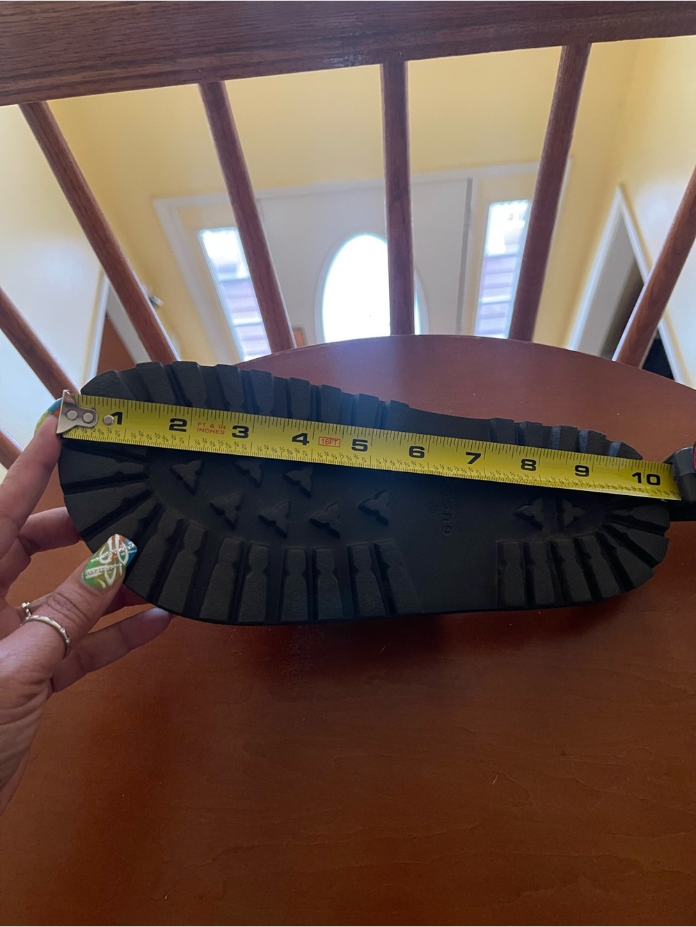 Gucci Black Slides with Red and Green Accents - Picture 6 of 7